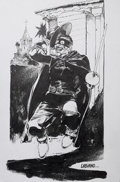 Hugues Labiano - Zorro - Illustration originale