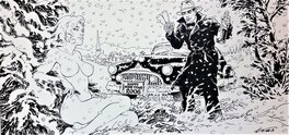 Kas - Christmas card - Illustration originale