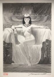 Andréi Arinouchkine - Clėopâtre - Illustration originale
