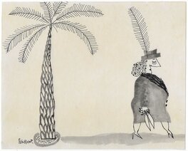 Fernando Puig Rosado - Palm Hat - Planche originale