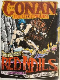 Barry Windsor-Smith - Barry Windsor-Smith, Conan - Red Nails - Cover and Full Story - Original Cover