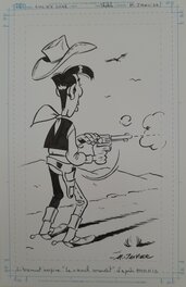Michel Janvier - Lucky Luke - Illustration originale