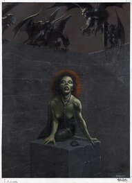 Jean-Michel Nicollet - Le Diable - Illustration originale