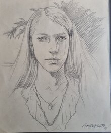 Liberatore - Portrait féminin - Original art