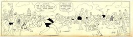Frank King - Gasoline Alley - single panel tier from August 18, 1929 - Planche originale