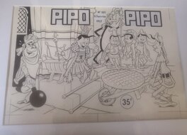 Cézard - Couverture originale Pipo 101 - Original Cover