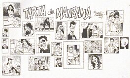 Carlos Giménez - Titre de la bd "Tarta de manzana" - Comic Strip