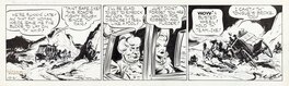 Fred Harman - Red Ryder Daily Comic Strip - Planche originale