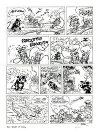 Comic Strip - Marsupilami - Tome 3 "Mars le Noir" planche 35