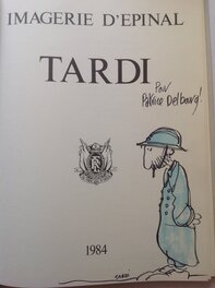 Sketch - Jacques TARDI Dessin Original Dédicace Soldat Poilu Guerre , dans La BD Album TL Toilé Trou D'Obus Eo 1984 + 4 Planches Maquette