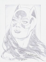 Claudio Castellini - Catwoman par Castellini - Illustration originale