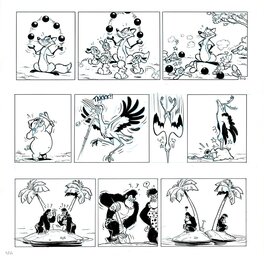Thijs Wilms - Boes - 3 strips (Tome 6, 11 et 13) - Planche originale