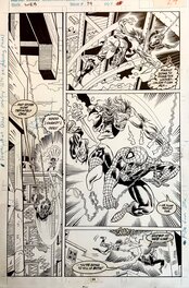 Alex Saviuk - Web of Spiderman #79 pg24 - Planche originale