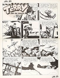 Milton Caniff - Terry and The Pirates - Planche originale