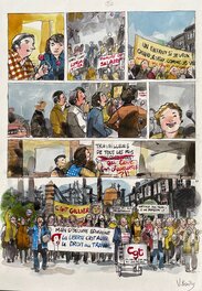 Vincent Bailly - Planche originale 52 Lorraine cœur d'acier - Comic Strip