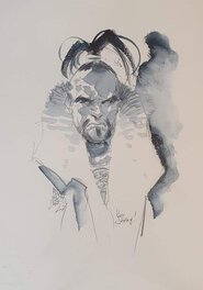Mario Alberti - Dracula - Illustration originale