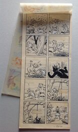 Maurice Cuvillier - Cuvillier Sylvain et Sylvette Planche Originale Fripounet et Marisette 1955 et Parue en Album Fleurus... avec tous les héros - Comic Strip