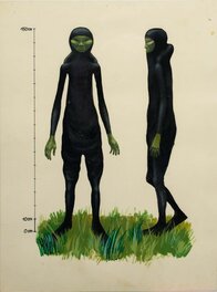 Grzegorz Rosinski - Les petits hommes verts de Lubin, 2 - Illustration originale