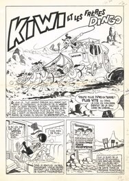 Cézard - Kiwi et les frères Dingo - Planche originale