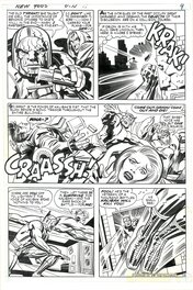 Jack Kirby - Jack Kirby, New Gods issue 11 page 9 - Planche originale