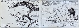 Illustration originale - Strip - by Manara - Le parfum de l'invisible