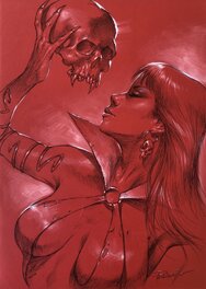 Lucio Parrillo - Vampirella #15 Cover Preliminary - Œuvre originale