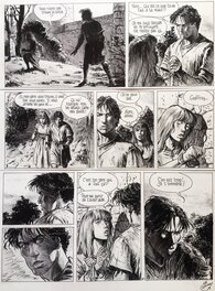 Comic Strip - Delaby, L'étoile Polaire, Tome 2 : La nuit comme un cheval arabe, planche n°31, 1994.