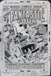 John Buscema - Fantastic Four Cover Issue 121 - Couverture originale