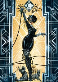 Anthony Jean - Catwoman la Sélinissime - Illustration originale
