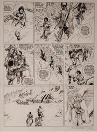 Grzegorz Rosinski - Planche originale Thorgal 'Le maitre des Montagnes' - Comic Strip