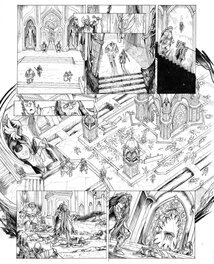 Stéphane Bileau - Elfes t33 page 33 NB - Comic Strip