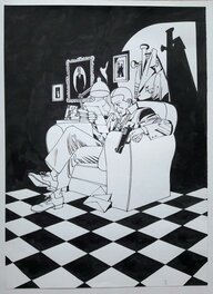 Rodolfo Torti - Jan Karta, illustration originale. - Illustration originale
