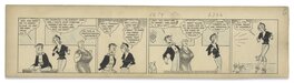 Chic Young - Daily Blondie "A selfish family" 24 septembre 1932 - Planche originale