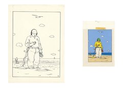 Moebius - Le Chercheur d'or - Illustration originale 16 - Planche originale