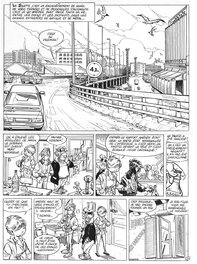Serge Carrère - LEO LODEN album n°3 - Adieu ma Joliette planche 5 (1993) - Comic Strip