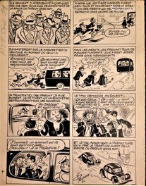 René Pellos - Les Pieds Nickelés et le parfum sans nom... Poursuite infernale ! - Comic Strip