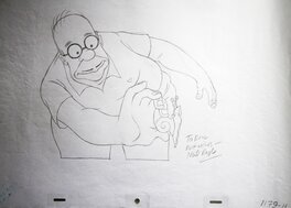 Matt Groening - Simsons Couch Gag - Planche originale
