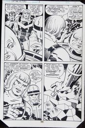 Jack Kirby - Captain Victory      Issue 3 - Planche originale