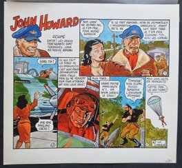 Luc Cornillon - Captivant par Cornillon et Chaland - planche en couleurs - Comic Strip