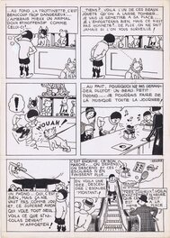 Hergé - Quick et Flupke by Herge 1930 - Planche originale