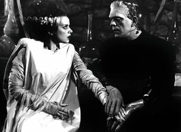 Elsa Lanchester et Boris Karloff