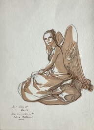 Patrice Pellerin - L.épervier - Illustration originale