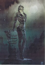 Jef - Catwoman par Jef - Illustration originale