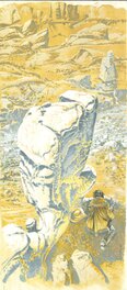 Illustration originale - Dylan Stark - L'homme des monts déchirés - Journal de Tintin n°1095 p12