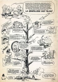 Greg - 1964 - Achille Talon : Il n'y a (Dieu merci) qu'un seul Achille Talon - La généalogie des Talon ! - - Comic Strip