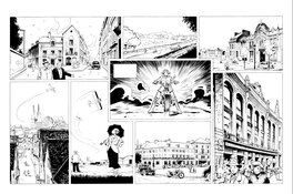 Stéphan Agosto - Double-Planche de "Chartres, une ville a travers une vie" - Comic Strip