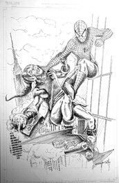 Gennadiy Koufay - Spider-Man vs. Green Goblin - Illustration originale