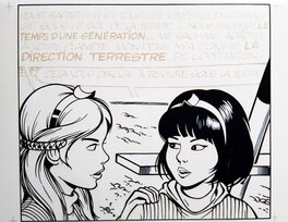 Roger Leloup - Case de Yoko Tsuno et Khany pour un livre publicitaire - Comic Strip