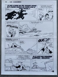 Pierre Seron - Seron - les Petits hommes - Planche originale - Opération QI - Comic Strip