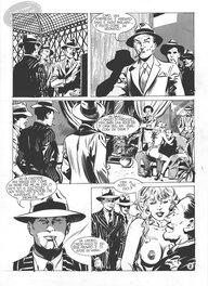 Mauro Laurenti - Unidentified Chicago gangster story #1 p.08 by Mauro Laurenti - Planche originale